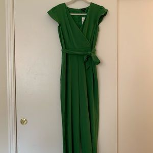 Ann Taylor green jumpsuit
